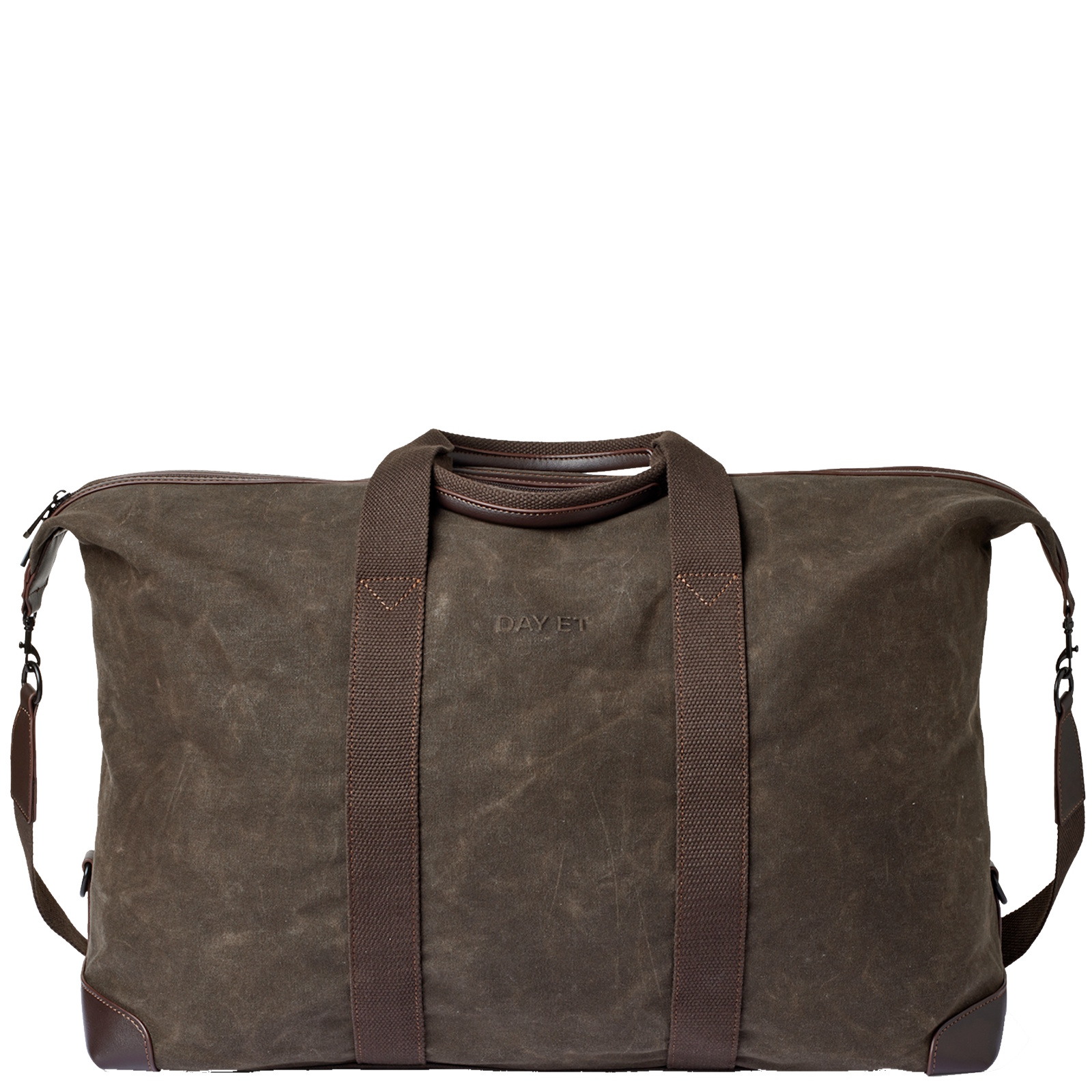 Day Et Waxed Cotton 50cm Holdall Bag Tarmac