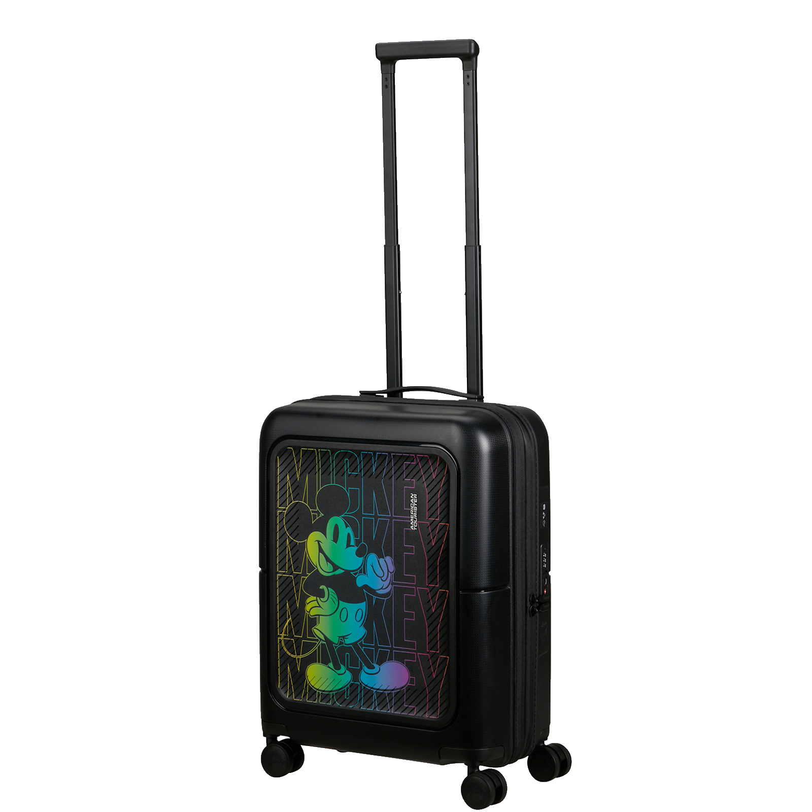
American Tourister Dashpop Disney 55cm Expandable Cabin Suitcase Mickey Neon Gradient