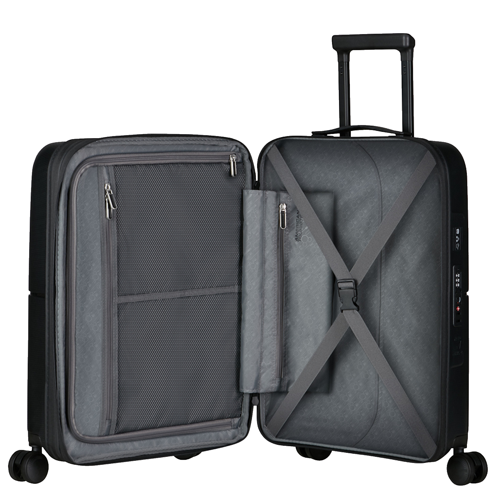 
American Tourister Dashpop Disney 55cm Expandable Cabin Suitcase Mickey Neon Gradient