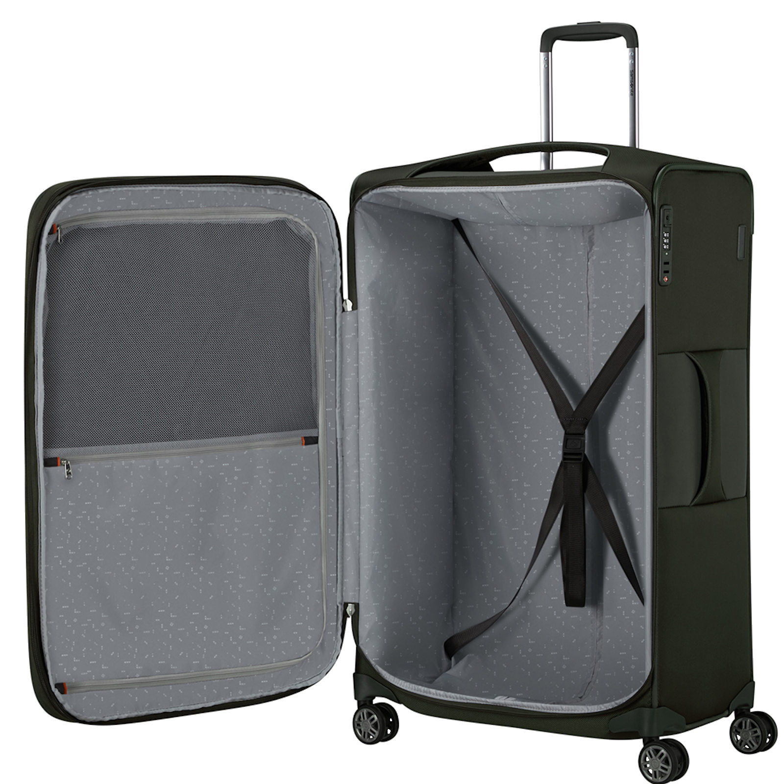 
Samsonite Re-Lite 78cm Expandable Large Suitcase Capri Blue