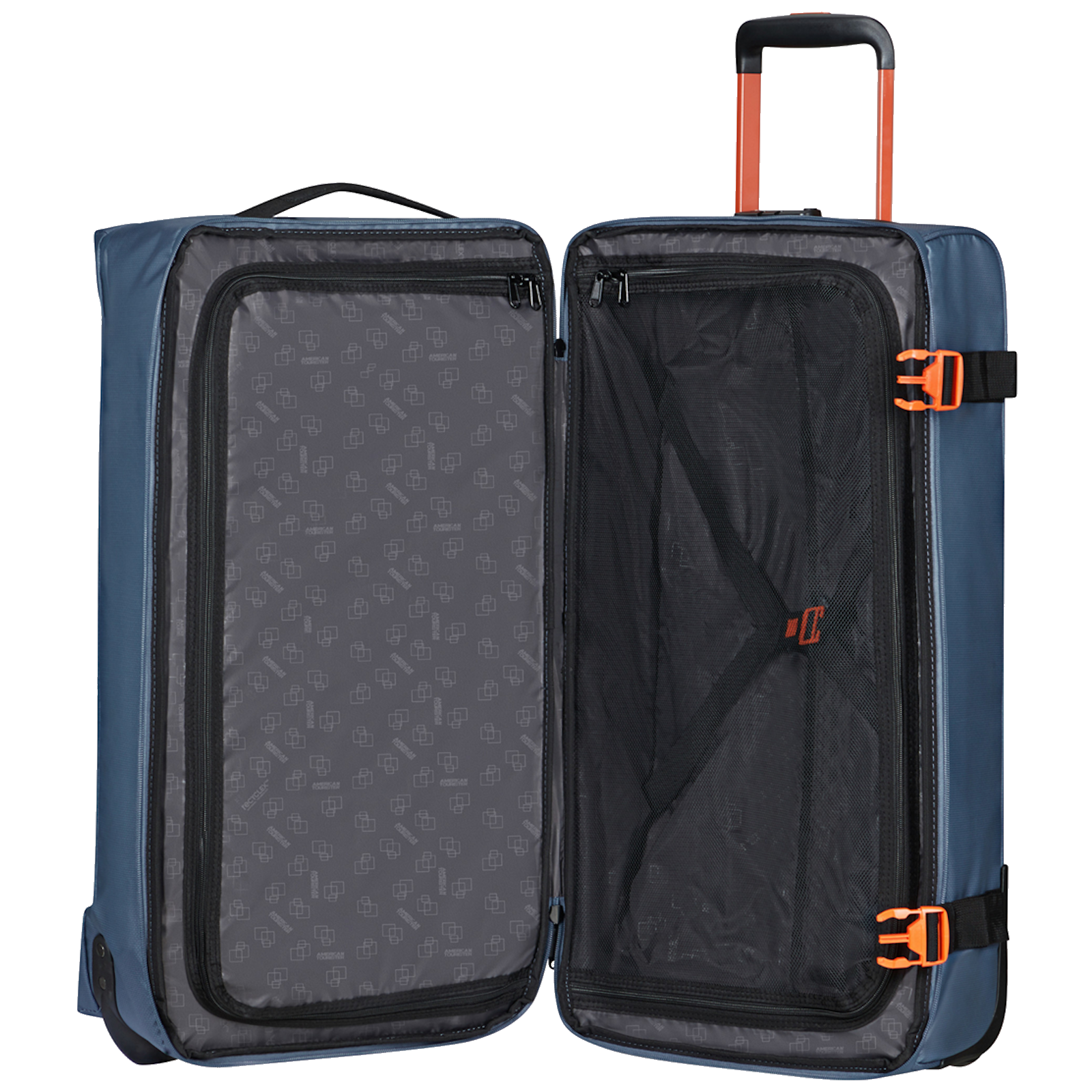 
American Tourister Urban Track Wheeled Duffle M Coat Navy/Orange