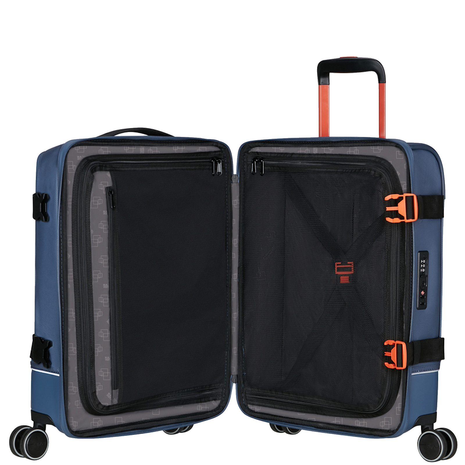 
American Tourister Urban Track Spinner Duffle Coat Navy/Orange