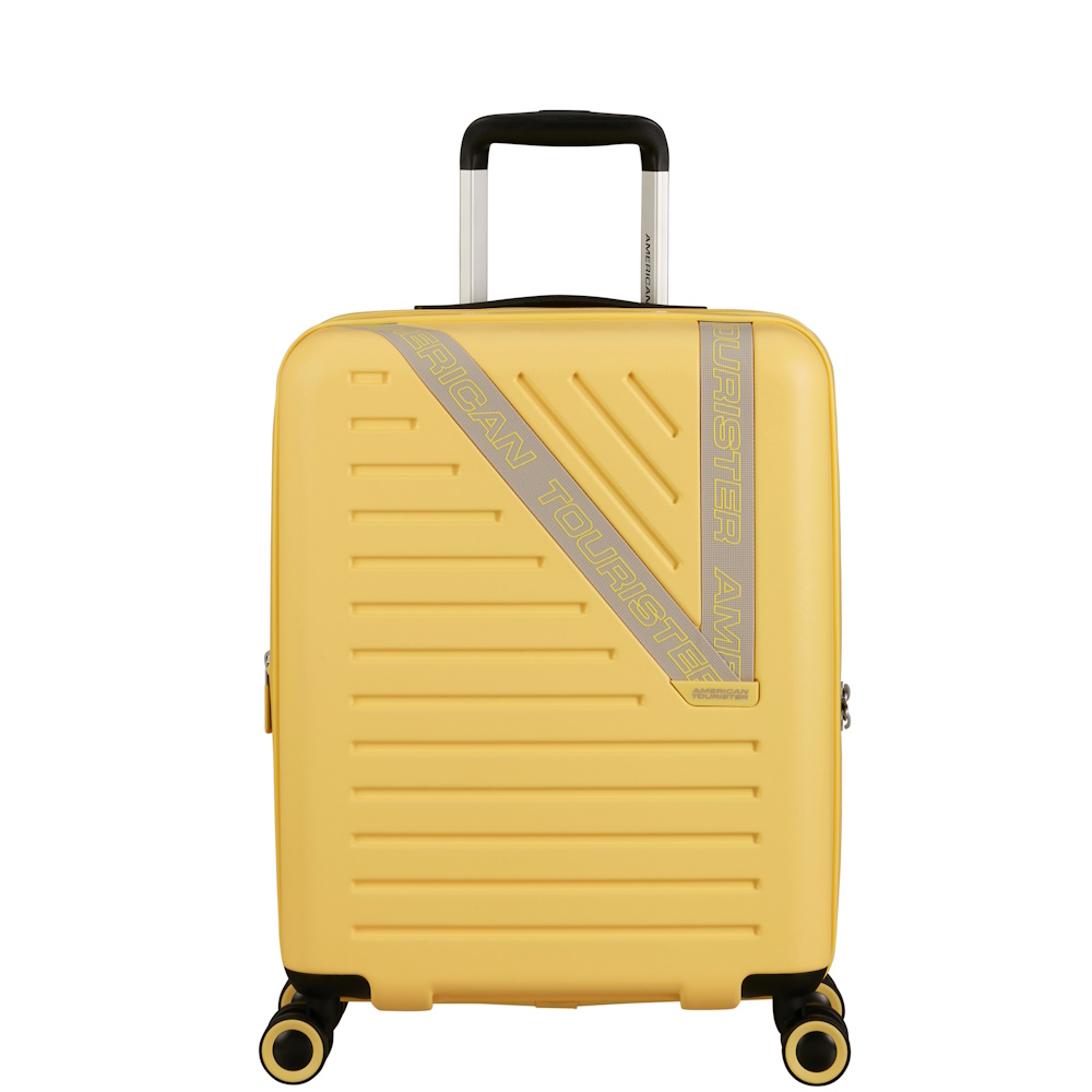 
American Tourister Dynabelt 55cm Expandable Cabin Suitcase Sunny Yellow