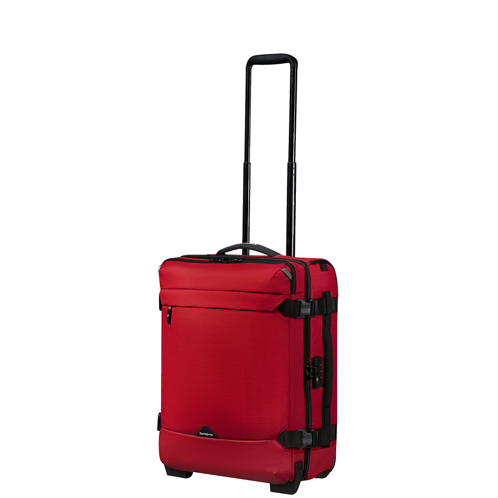 
Samsonite Roadseeker 2 Wheel 55cm Cabin Duffle/Backpack Brick Red