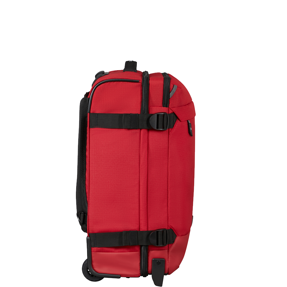 
Samsonite Roadseeker 2 Wheel 55cm Cabin Duffle/Backpack Brick Red