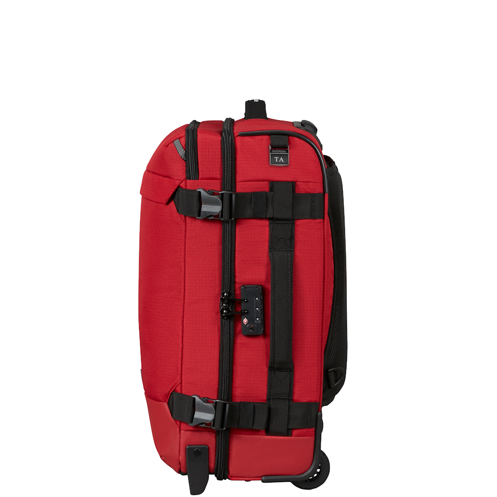
Samsonite Roadseeker 2 Wheel 55cm Cabin Duffle/Backpack Brick Red