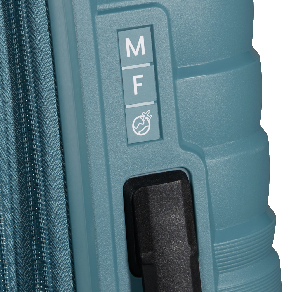 
American Tourister Flytwist 55cm 4 Wheel Exp Cabin Suitcase Storm Blue