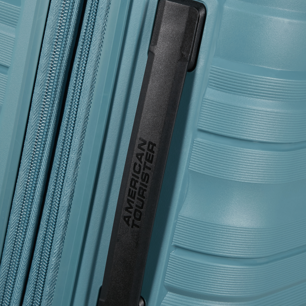 
American Tourister Flytwist 55cm 4 Wheel Exp Cabin Suitcase Storm Blue