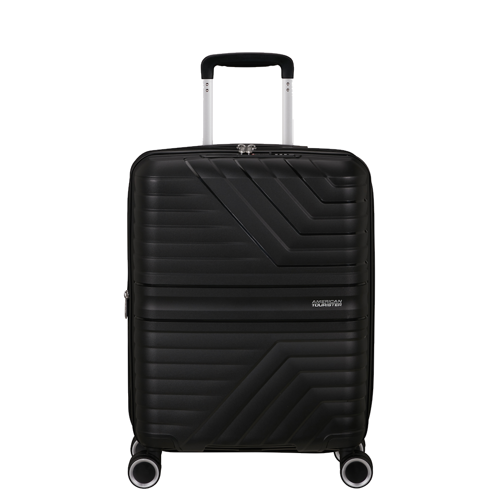 
American Tourister Flytwist 55cm 4 Wheel Exp Cabin Suitcase Shadow Black