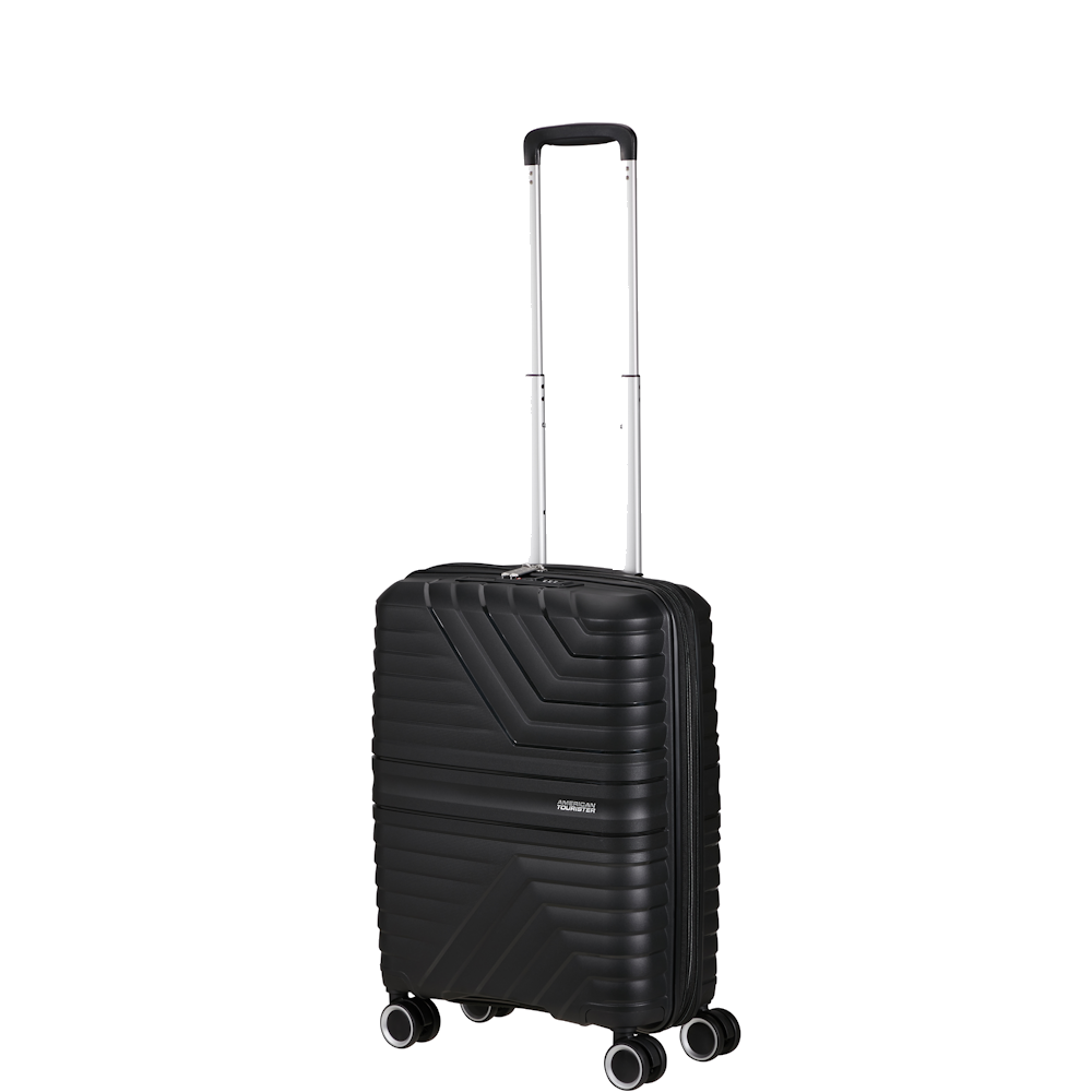 
American Tourister Flytwist 55cm 4 Wheel Exp Cabin Suitcase Shadow Black