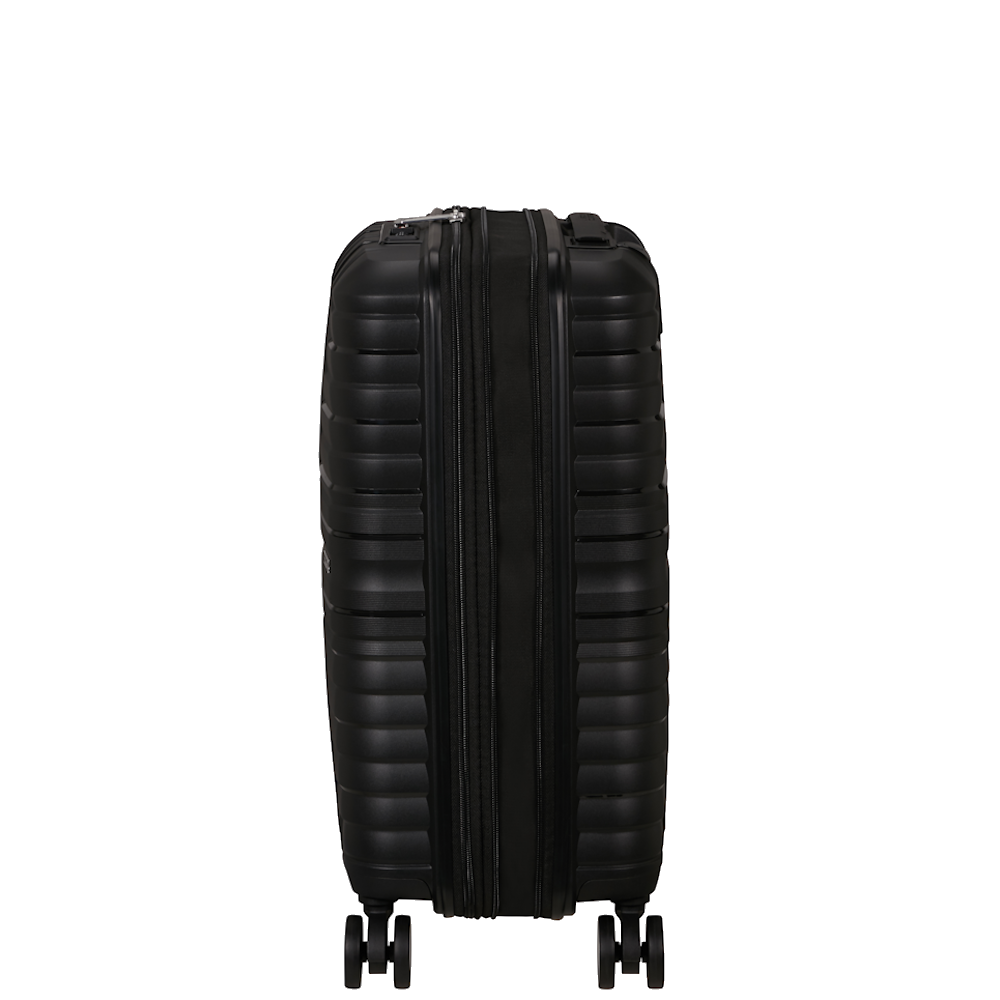 
American Tourister Flytwist 55cm 4 Wheel Exp Cabin Suitcase Shadow Black