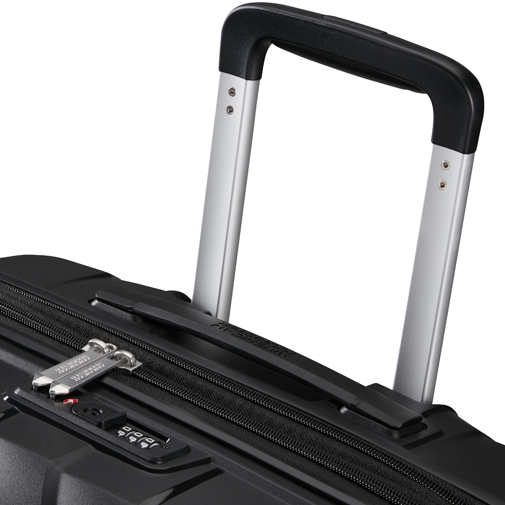 
American Tourister Flytwist 55cm 4 Wheel Exp Cabin Suitcase Shadow Black