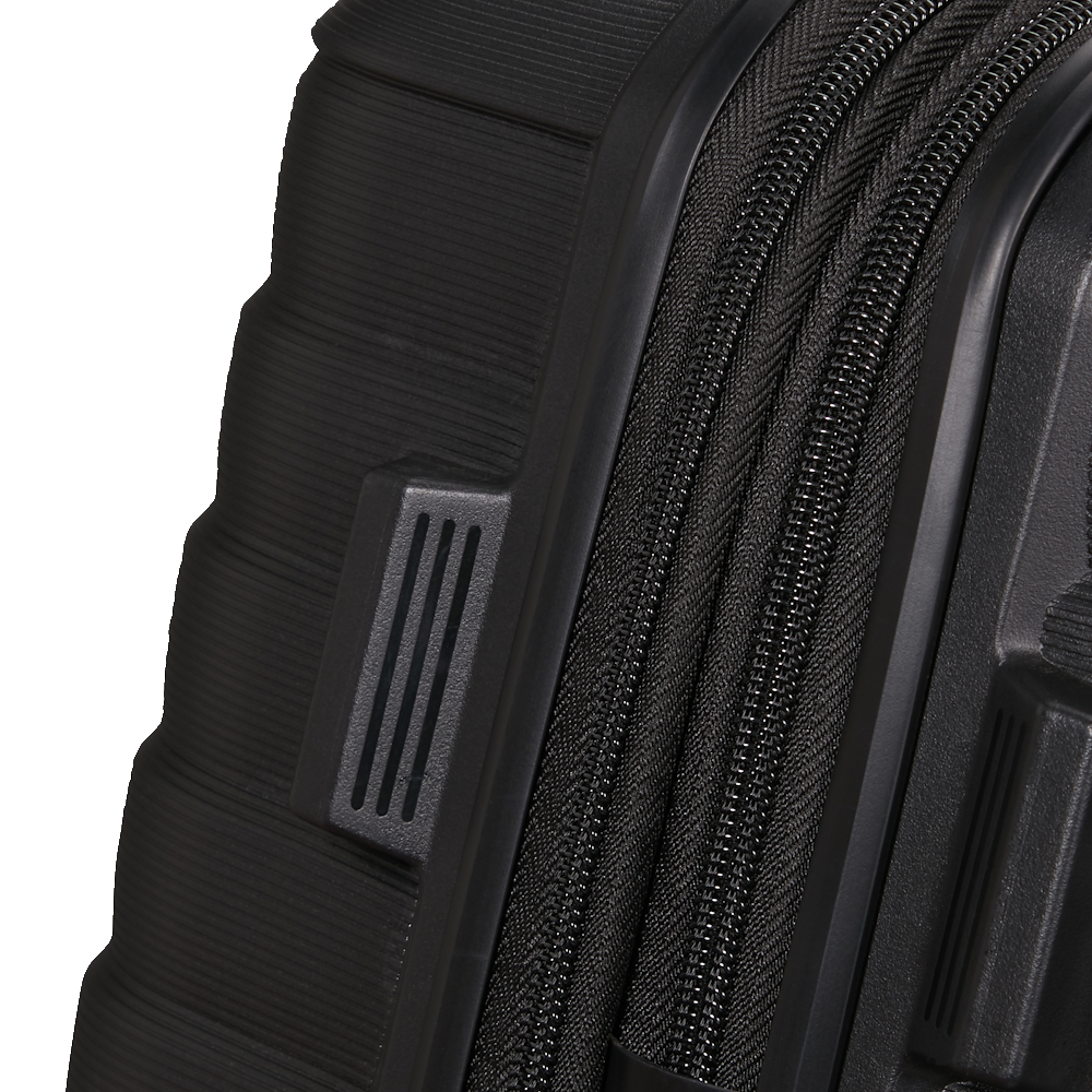 
American Tourister Flytwist 55cm 4 Wheel Exp Cabin Suitcase Shadow Black