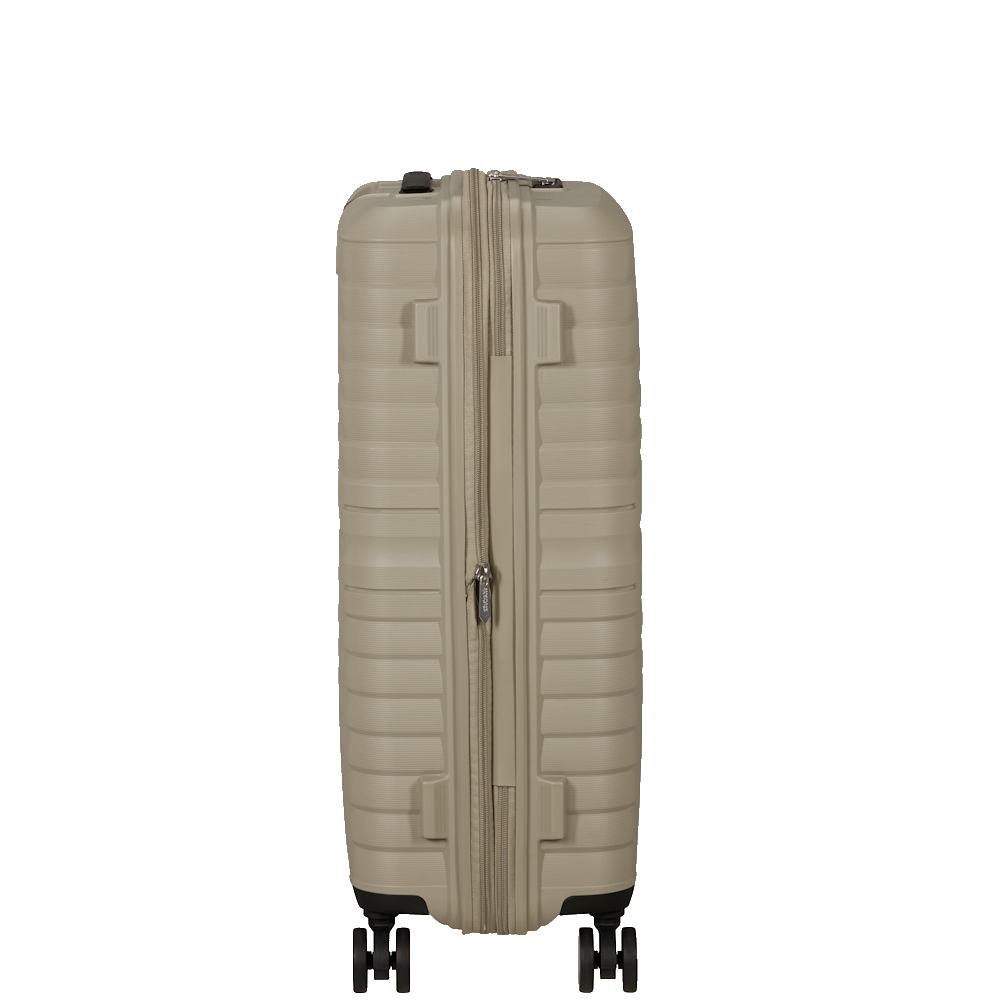 
American Tourister Flytwist 4 Wheel 67cm Exp Medium Suitcase Sandstone