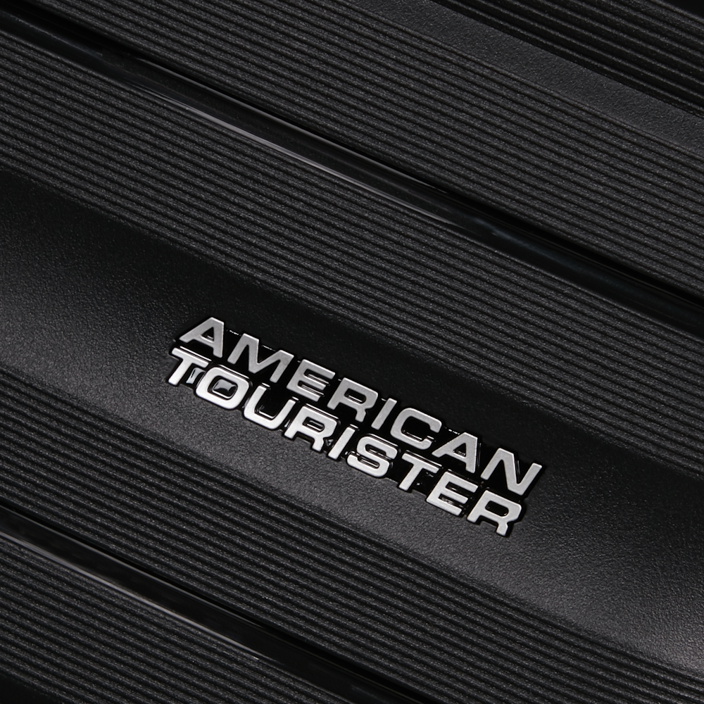 
American Tourister Flytwist 4 Wheel 78cm Exp Large Suitcase Shadow Black