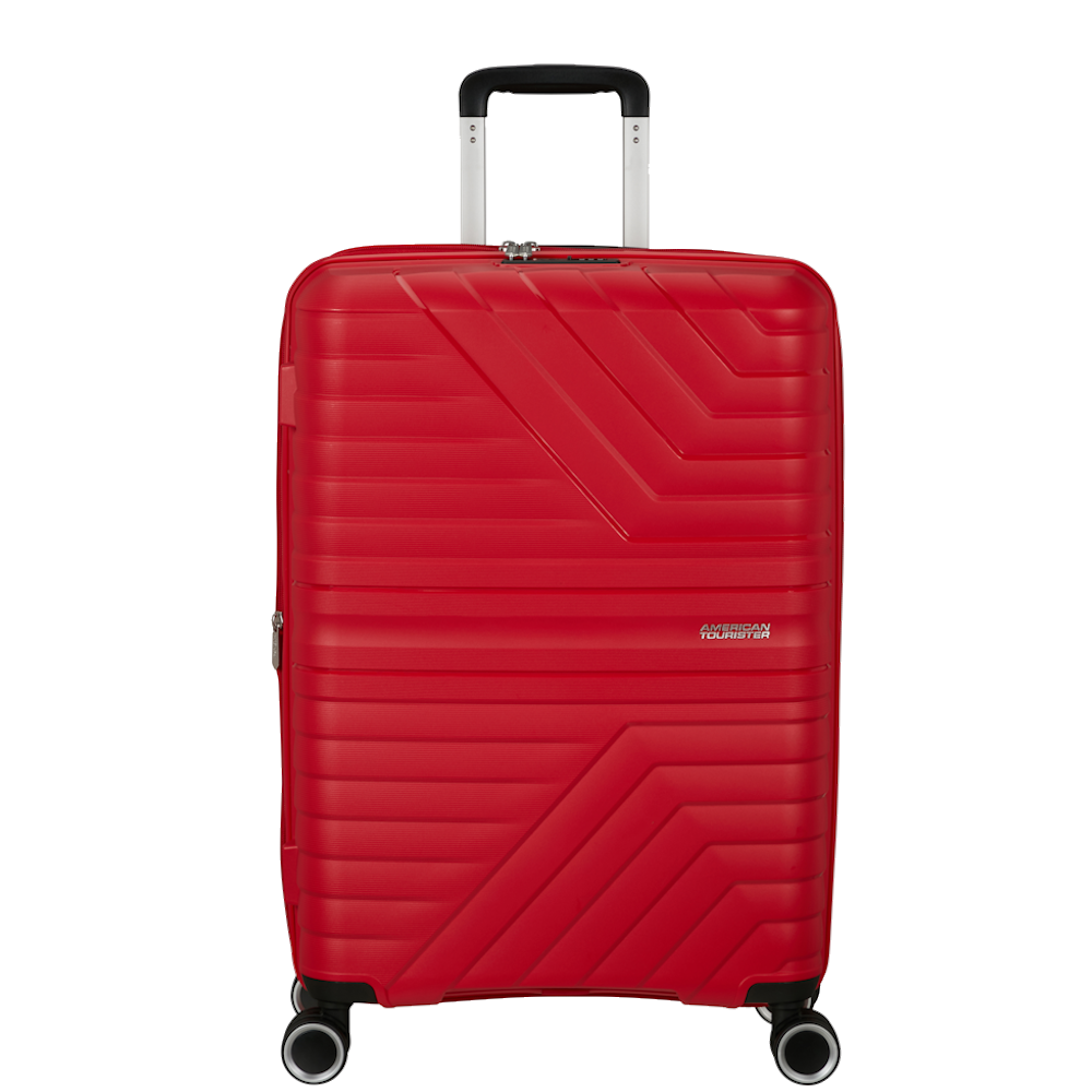 
American Tourister Flytwist 4 Wheel 78cm Exp Large Suitcase True Red