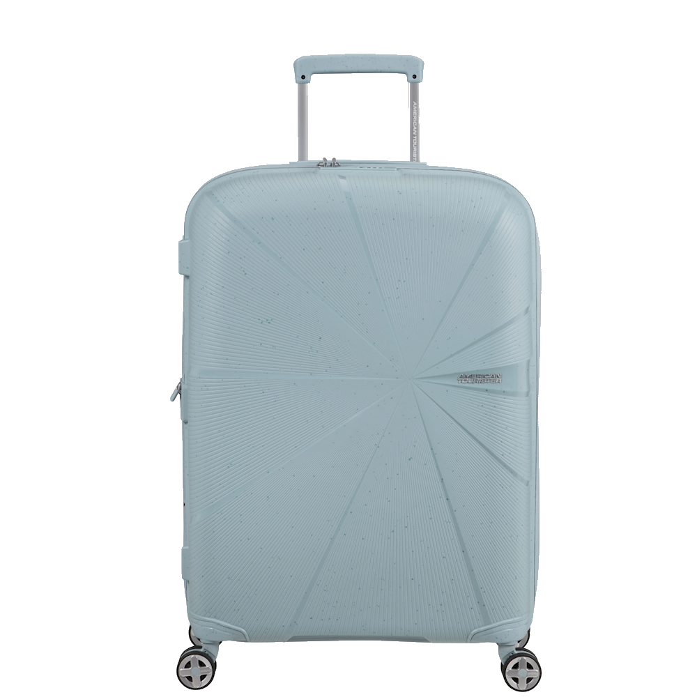 
American Tourister Starvibe 4 Wheel Exp 67cm Medium Suitcase Limited Edition Azzurro Speckles