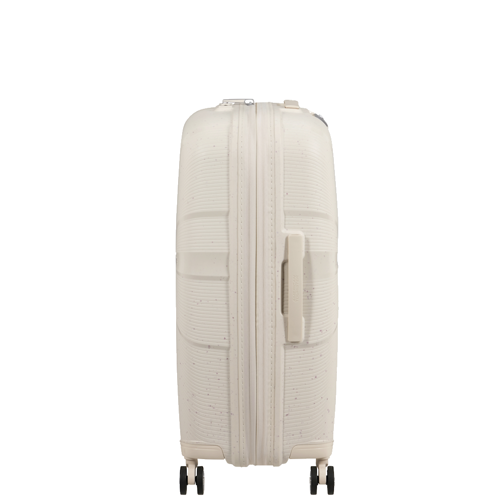 
American Tourister Starvibe 4 Wheel Exp 67cm Medium Suitcase Limited Edition Cream Speckles
