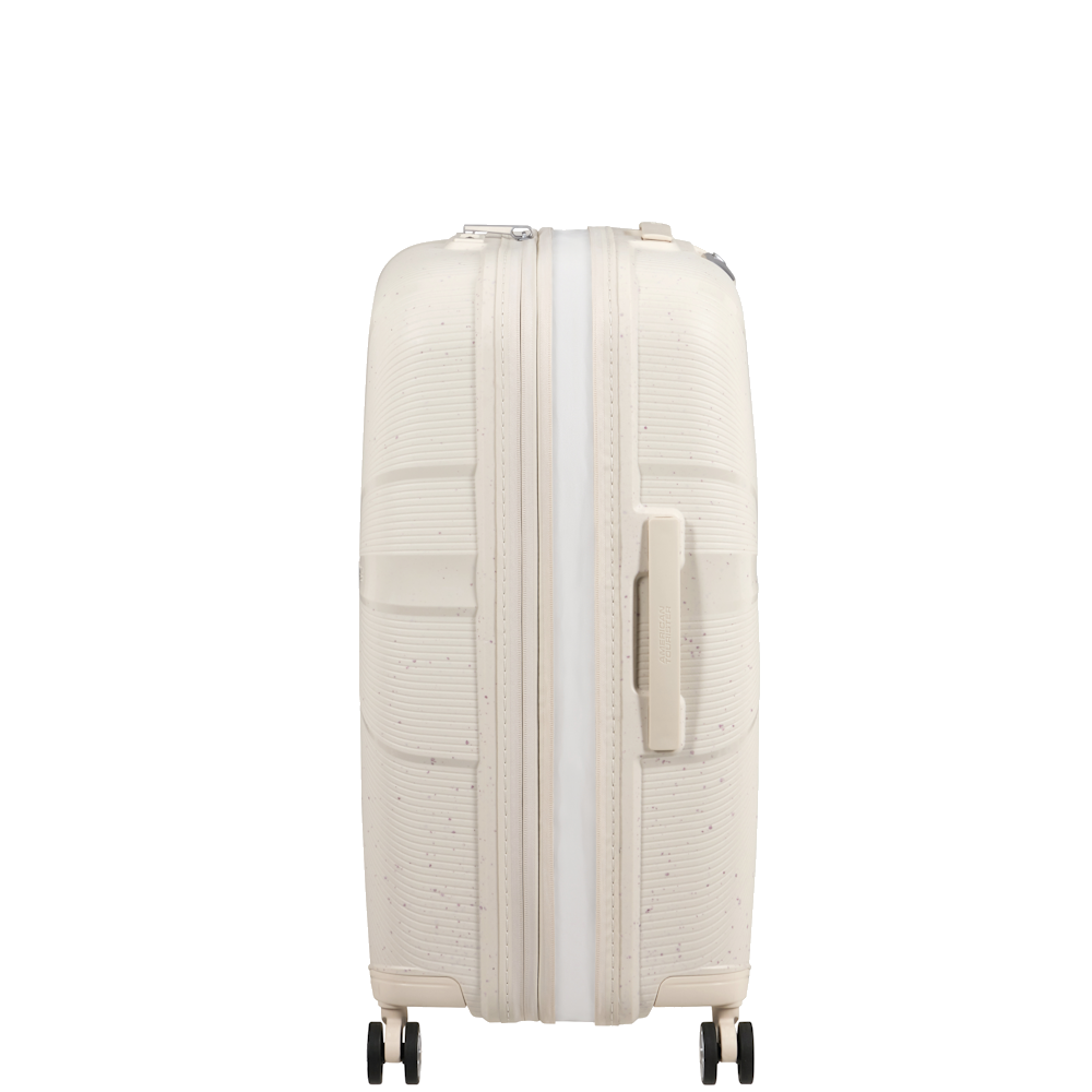 
American Tourister Starvibe 4 Wheel Exp 67cm Medium Suitcase Limited Edition Cream Speckles