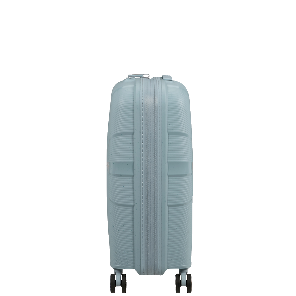 
American Tourister Starvibe 4 Wheel Exp 55cm Cabin Suitcase Limited Edition Azzurro Speckles