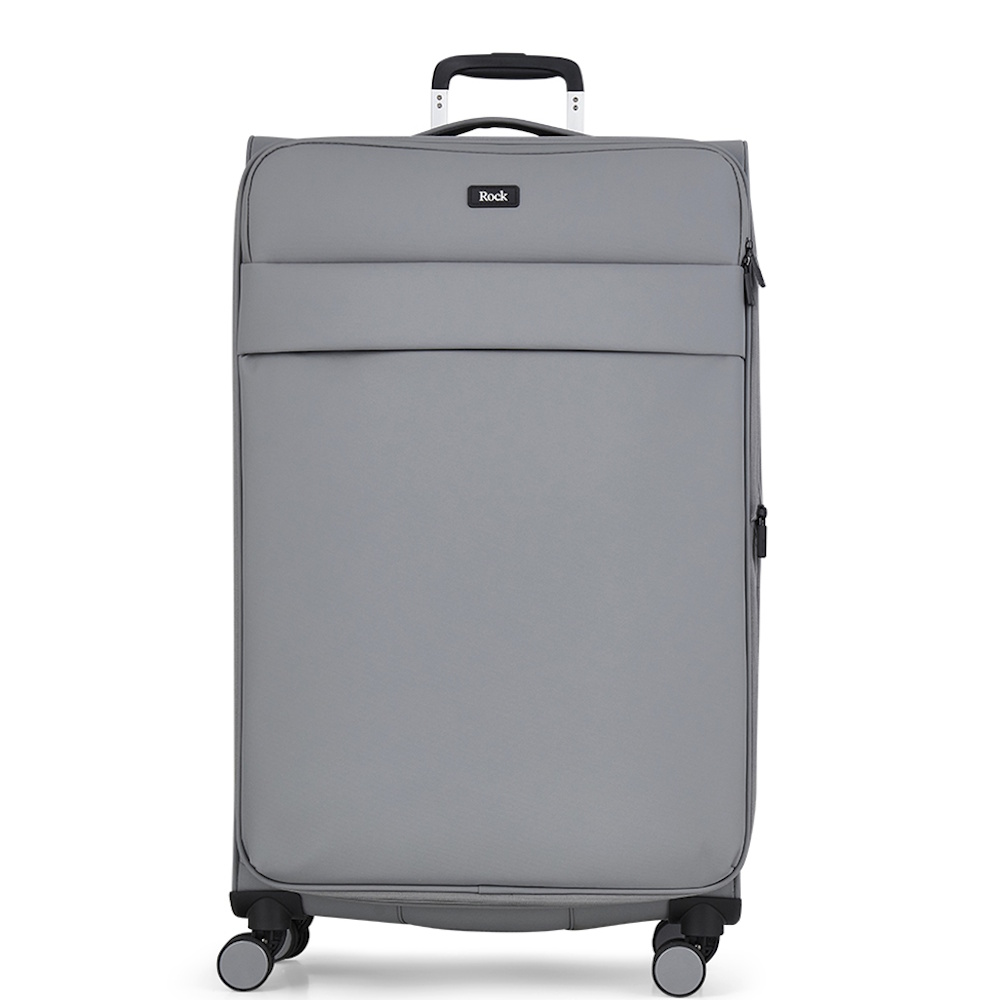 Rock Harper 4 Wheel 78cm Large Suitcase Grey