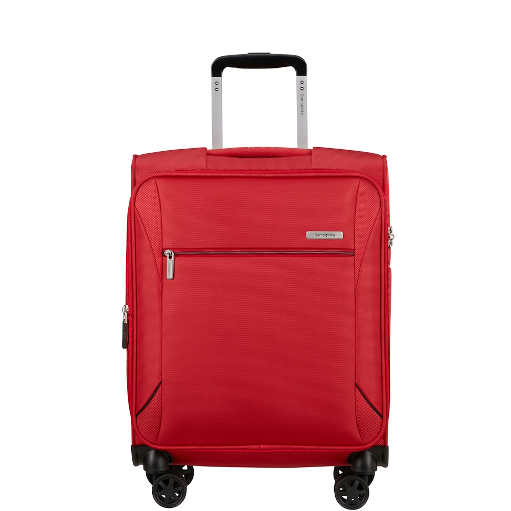Samsonite Base Breeze 4 Wheel 55cm Exp Cabin Suitcase Red