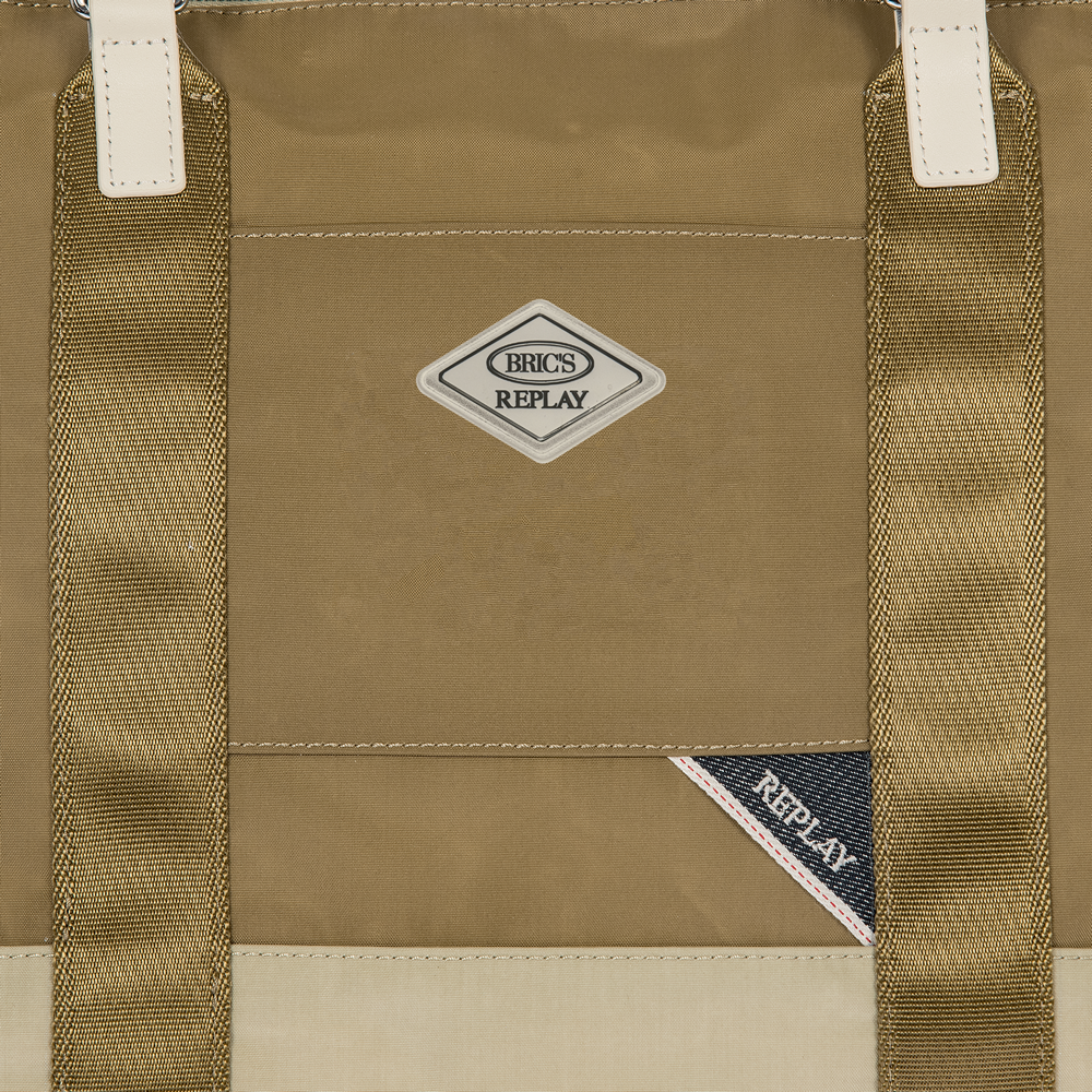 
Bric's Replay 3 in 1 Large Shopper Bag Sand Wood