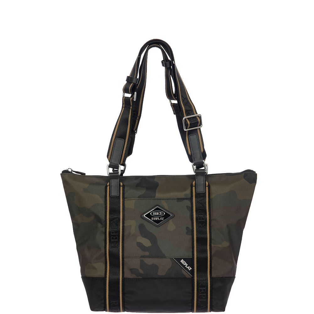 
Bric's Replay 3 in 1 Medium Shopper Bag Camouflage