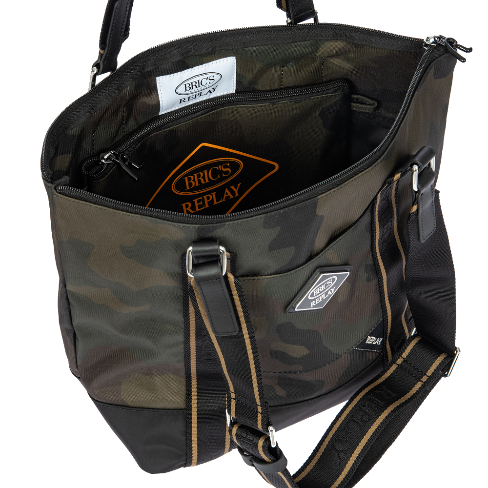 
Bric's Replay 3 in 1 Medium Shopper Bag Camouflage