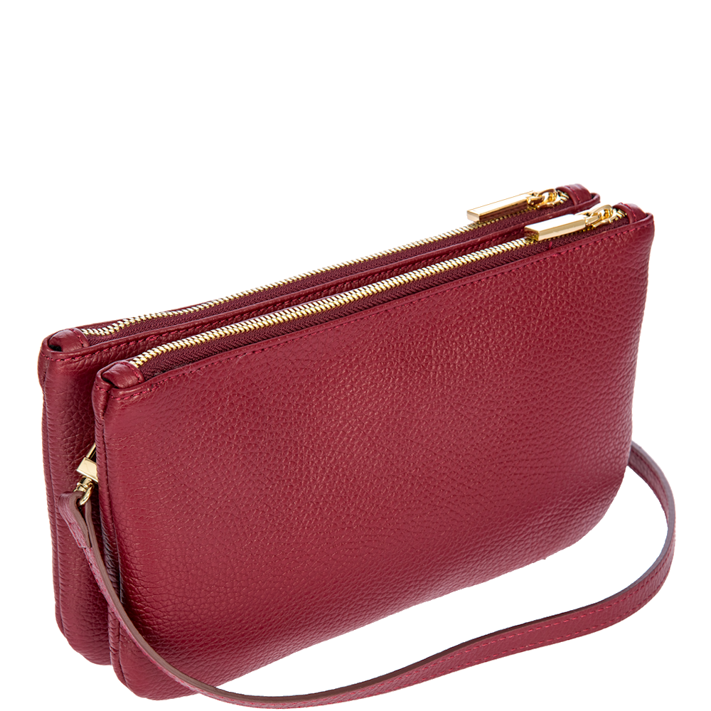 
Bric's Gondola Violetta 2 Zip Shoulder Bag Ruby