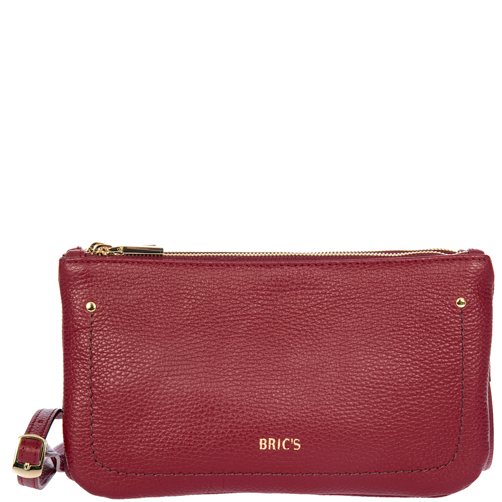 
Bric's Gondola Violetta 2 Zip Shoulder Bag Ruby