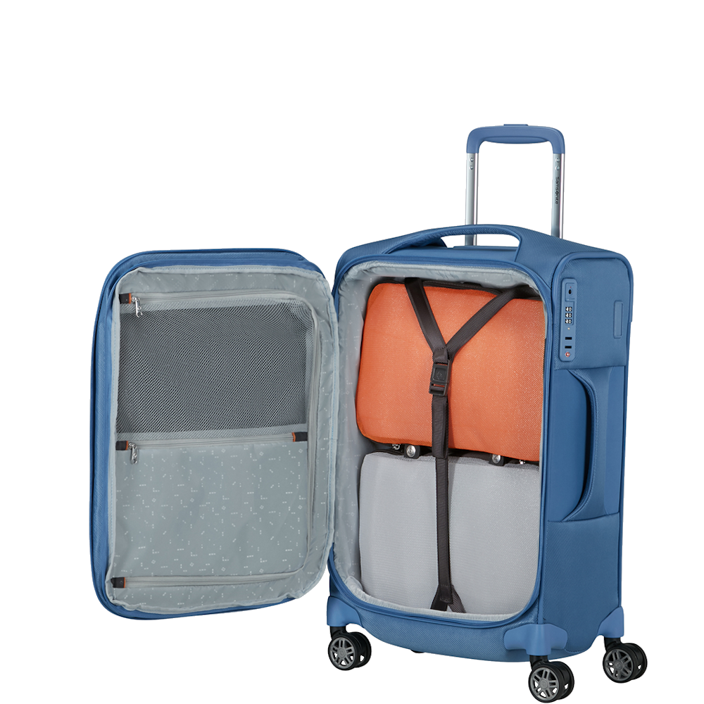 
Samsonite Re-Lite 55cm x 35cm Exp Cabin Suitcase Capri Blue