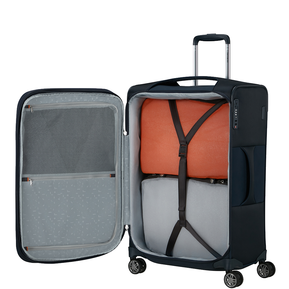 
Samsonite Re-Lite 67cm Expandable Medium Suitcase Midnight Blue