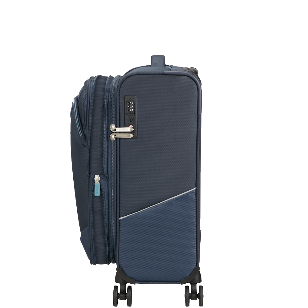
American Tourister Summerride 55cm x 35cm 4 Wheel Exp Cabin Suitcase Navy