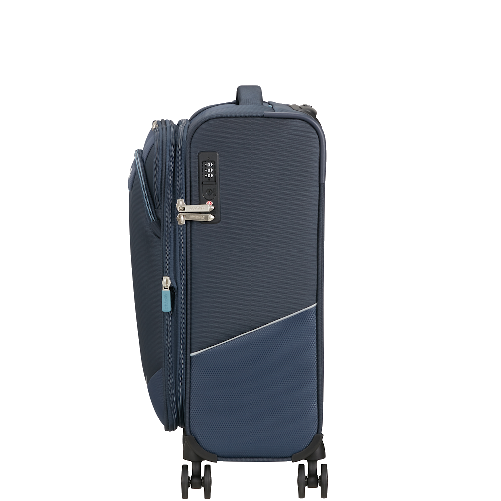 
American Tourister Summerride 55cm x 35cm 4 Wheel Exp Cabin Suitcase Navy