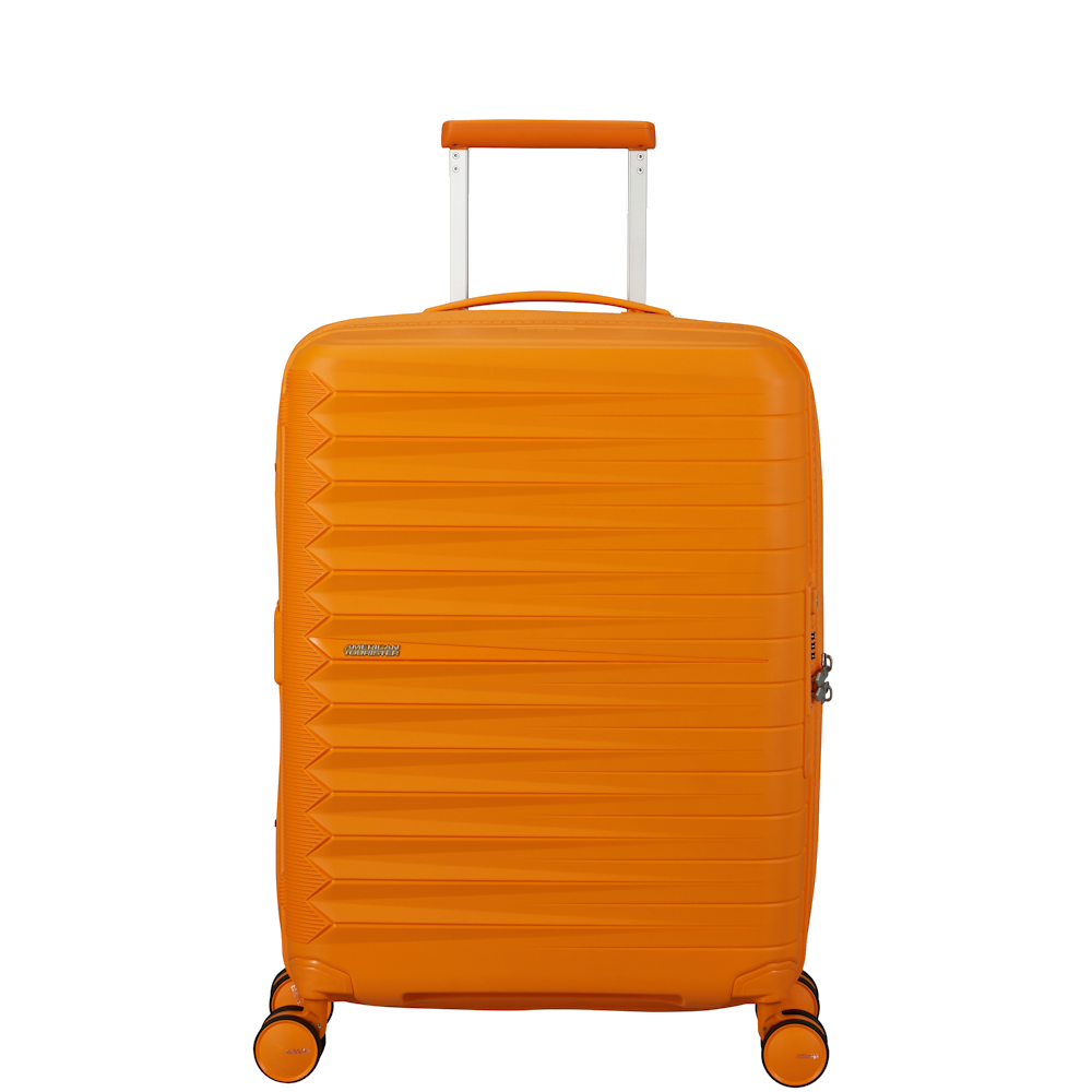 
American Tourister Fastforward 4 Wheel 55cm Exp Cabin Suitcase Radiant Orange