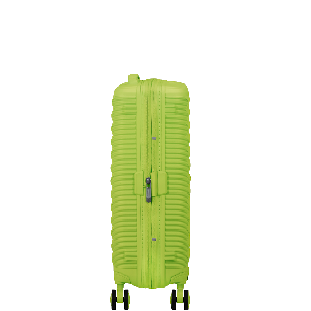 
American Tourister Fastforward 4 Wheel 55cm Exp Cabin Suitcase Neon Lime