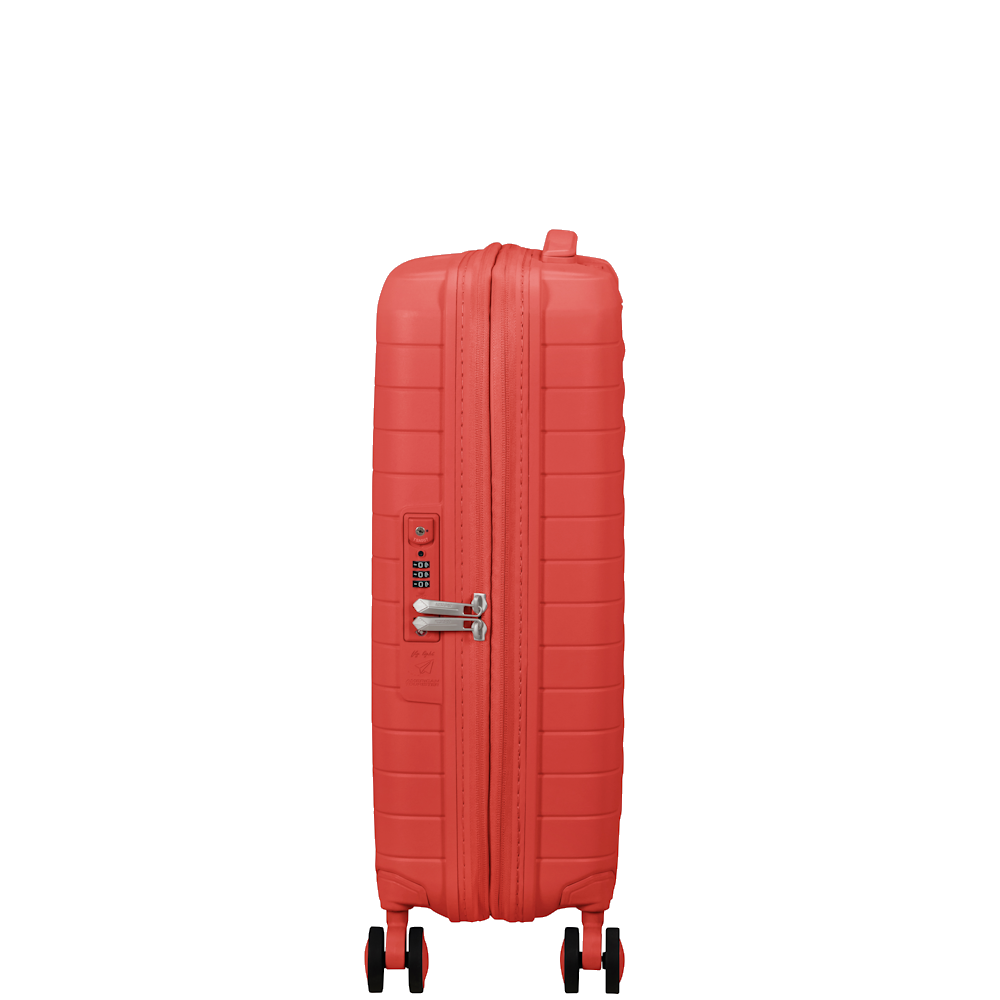 
American Tourister Fastforward 4 Wheel 55cm Exp Cabin Suitcase Sunset Coral