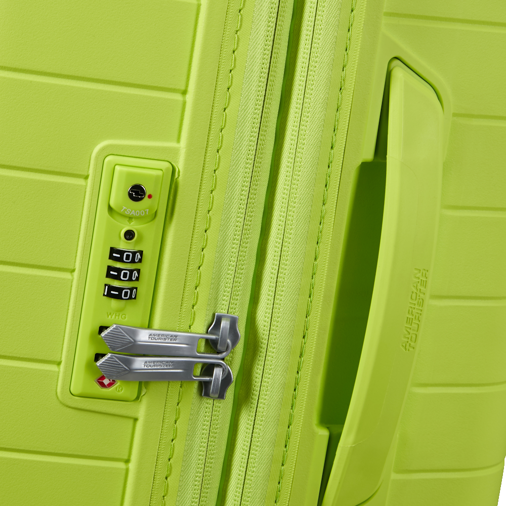 
American Tourister Fastforward 78cm 4 Wheel Exp Large Suitcase Neon Lime