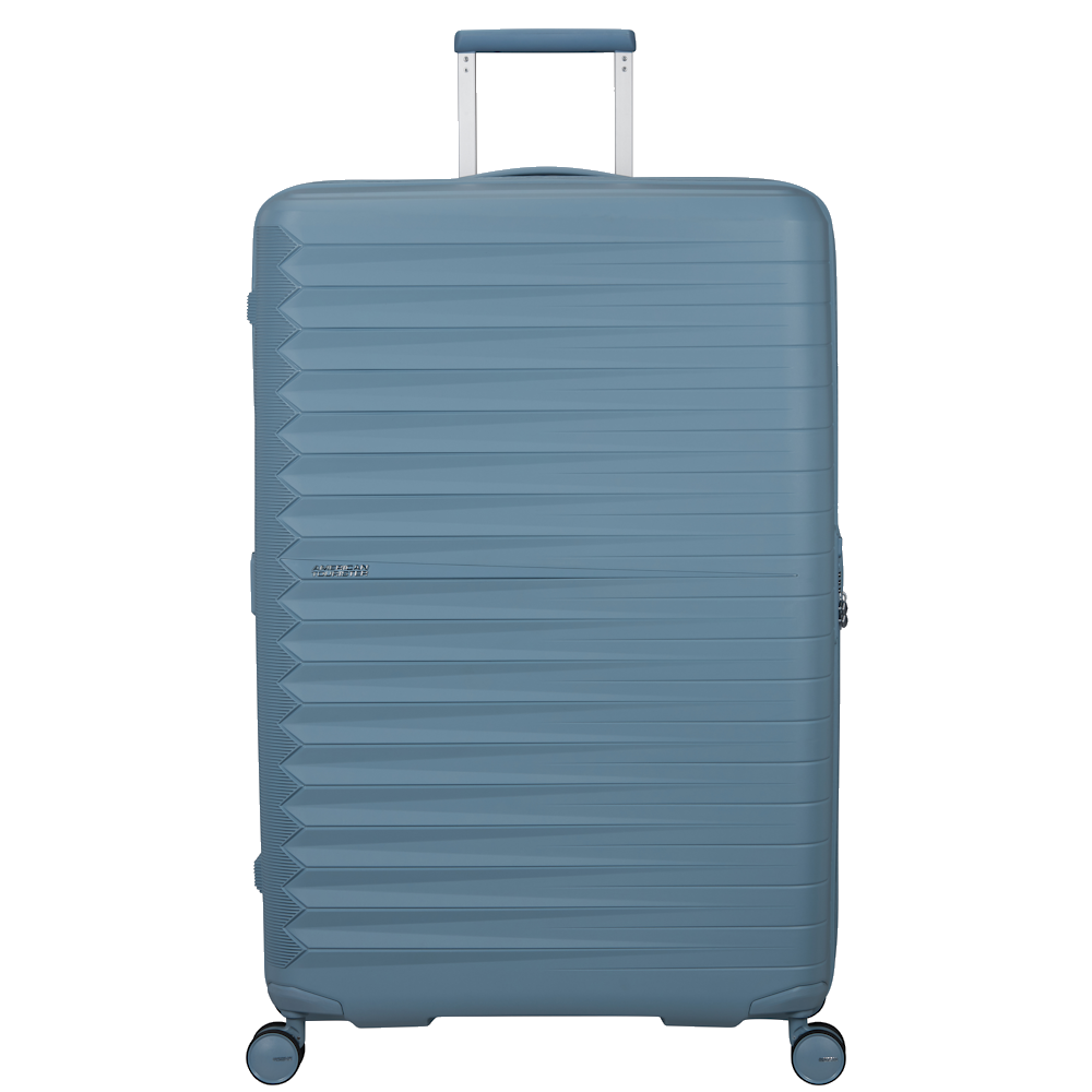 
American Tourister Fastforward 83cm 4 Wheel Exp Extra-Large Suitcase Steel Blue