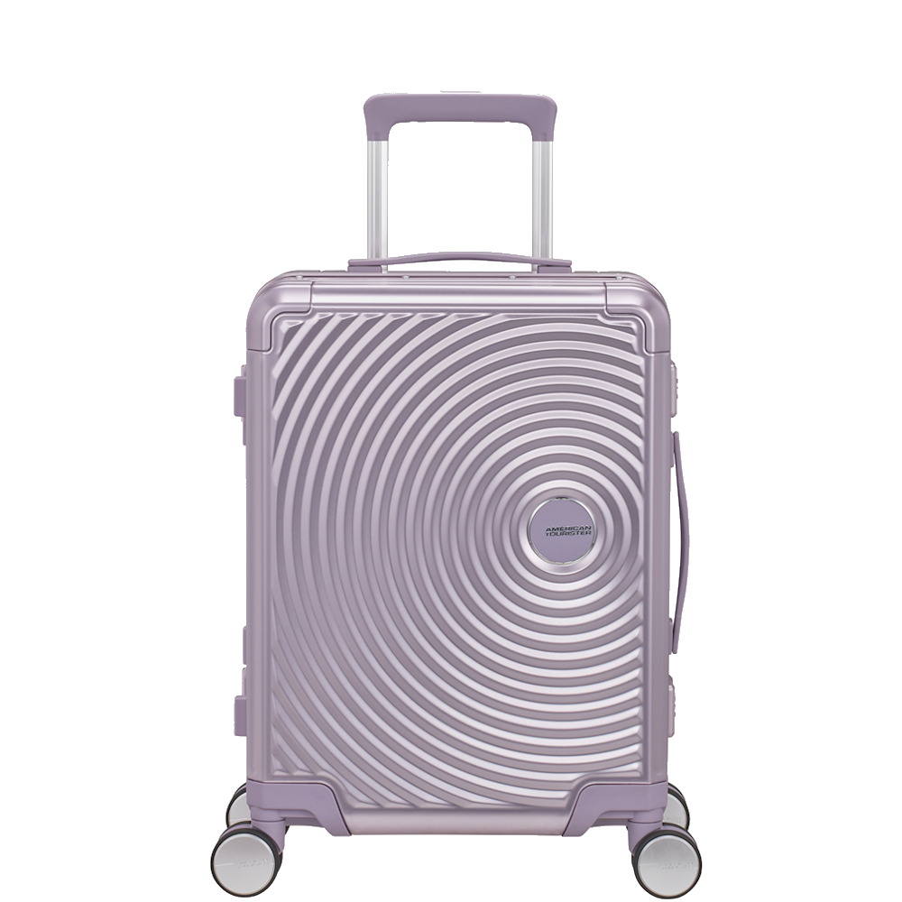 
American Tourister Soundbox Alu 55cm Cabin Suitcase Stormy Lilac