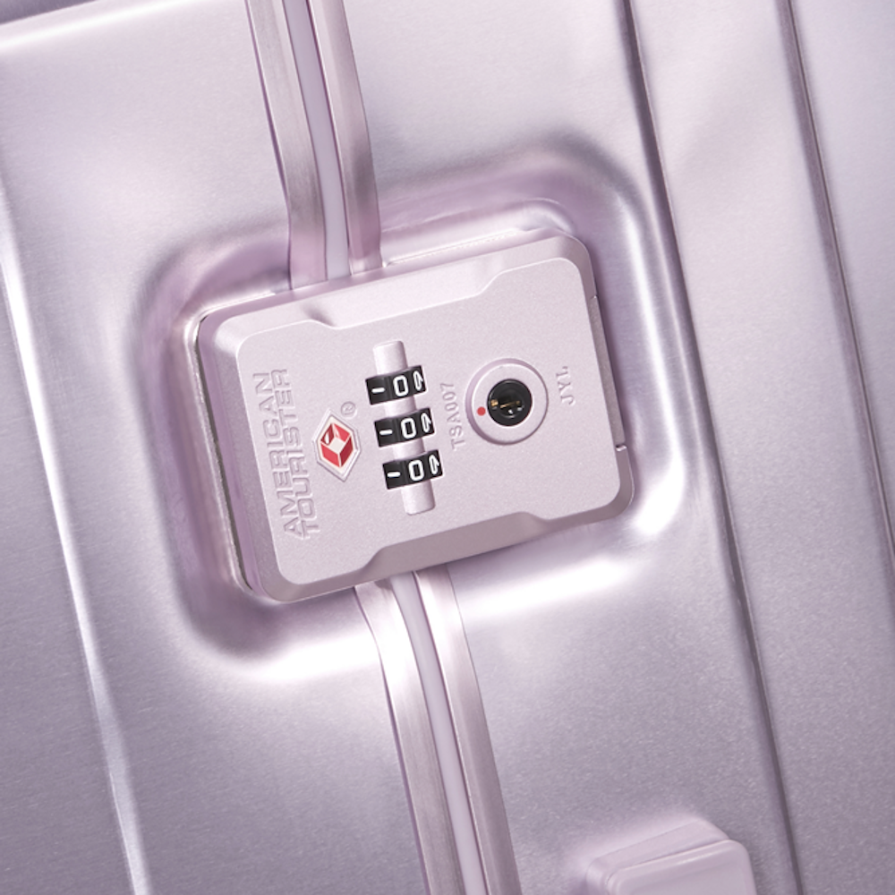 
American Tourister Soundbox Alu 55cm Cabin Suitcase Stormy Lilac