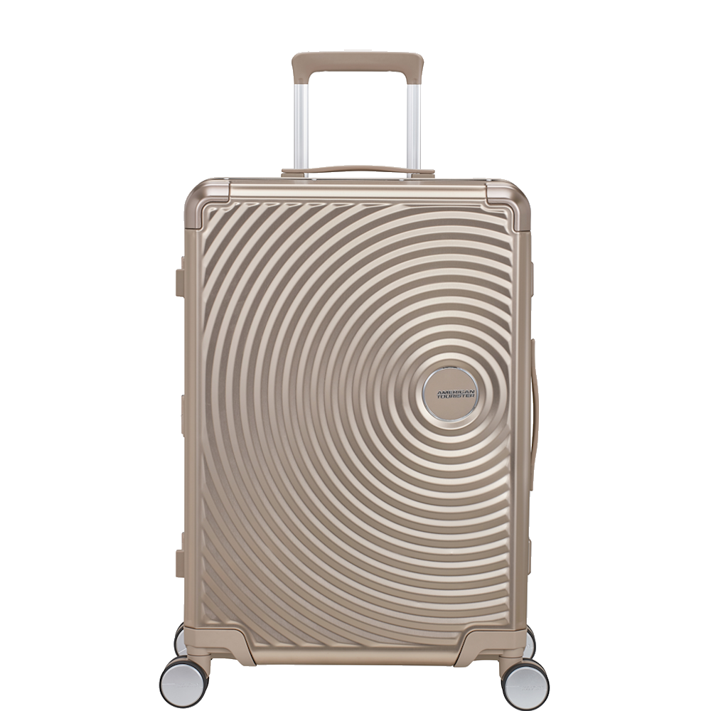 
American Tourister Soundbox Alu 68cm Medium Suitcase Bronze