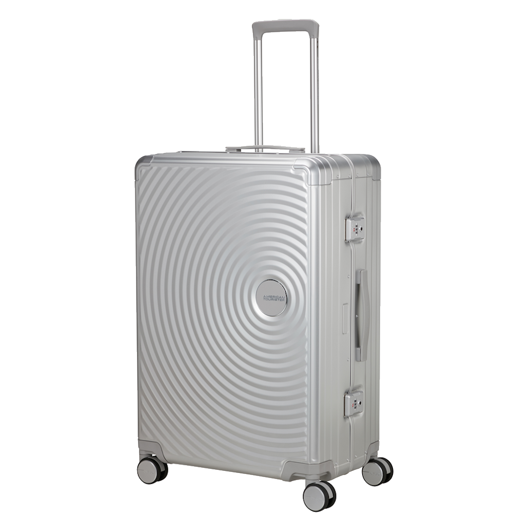 
American Tourister Soundbox Alu 77cm Large Suitcase Silver