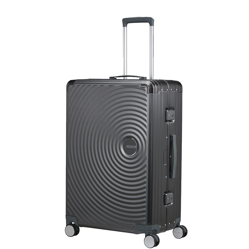 
American Tourister Soundbox Alu 77cm Large Suitcase Brushed Anthracite