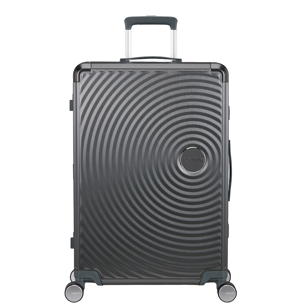 
American Tourister Soundbox Alu 77cm Large Suitcase Brushed Anthracite