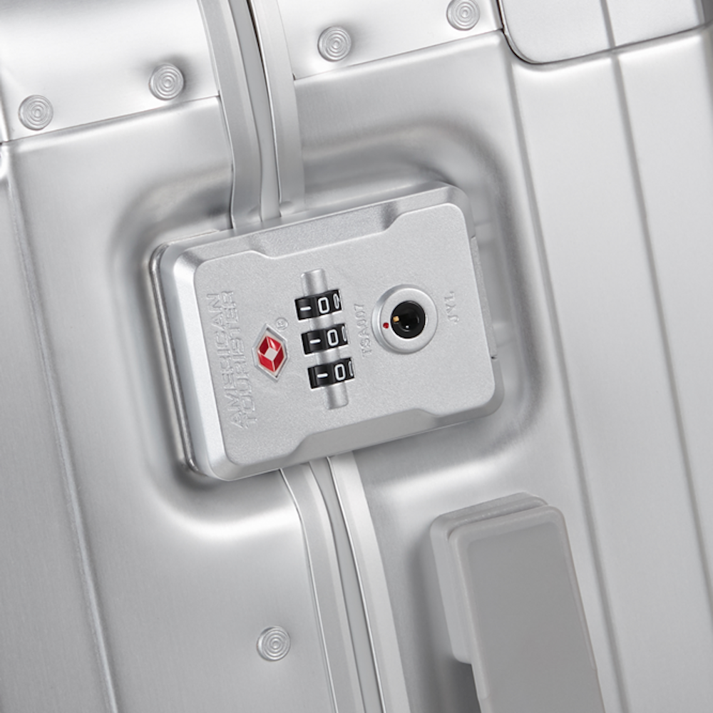 
American Tourister Soundbox Alu 77cm Large Suitcase Silver