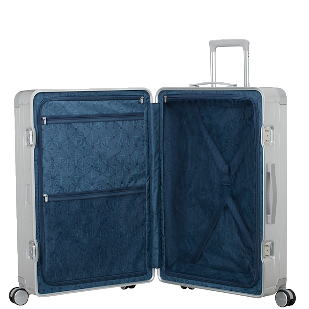 
American Tourister Soundbox Alu 77cm Large Suitcase Silver