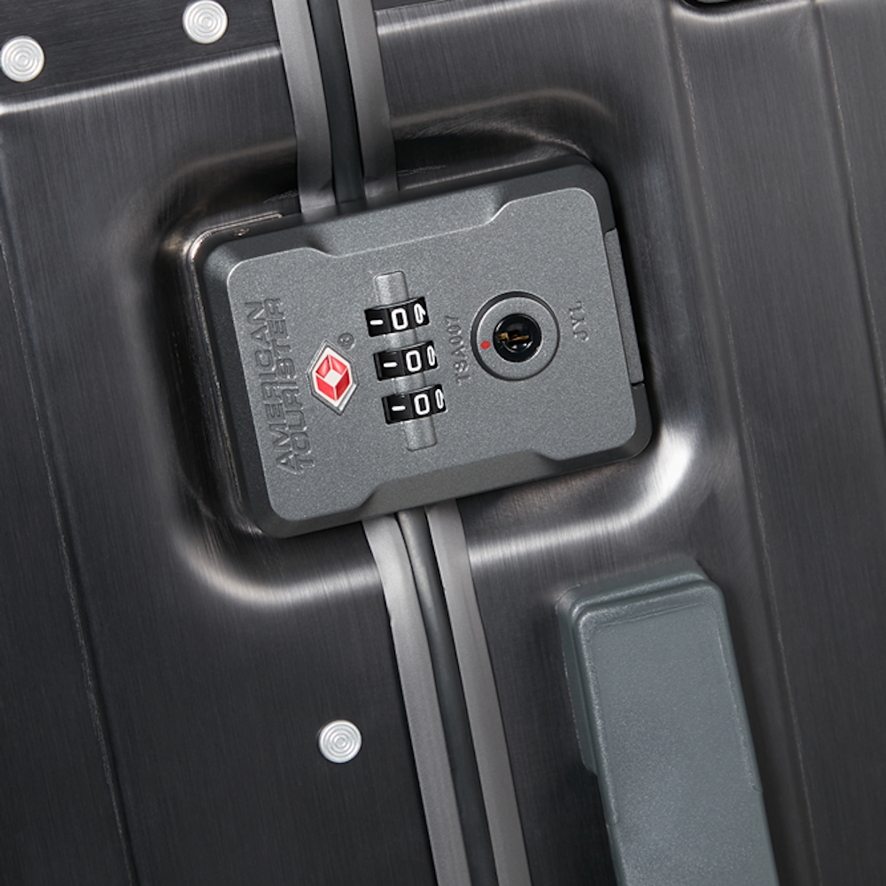 
American Tourister Soundbox Alu 77cm Large Suitcase Brushed Anthracite