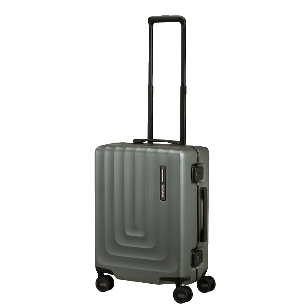 
Samsonite Focus 4 Wheel 55cm Cabin Suitcase Matt Sage Khaki